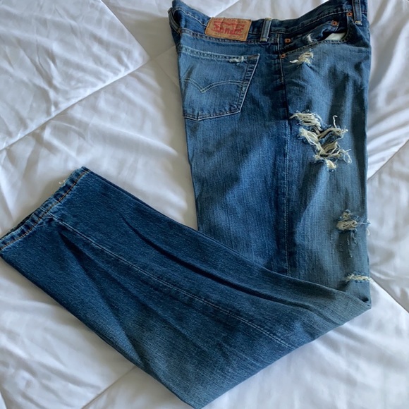 Levi’s 511 slim-fit distressed jeans never worn W36 L34. - Picture 4 of 5
